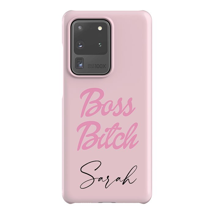 Personalised Boss B*tch Samsung Galaxy S20 Ultra Case