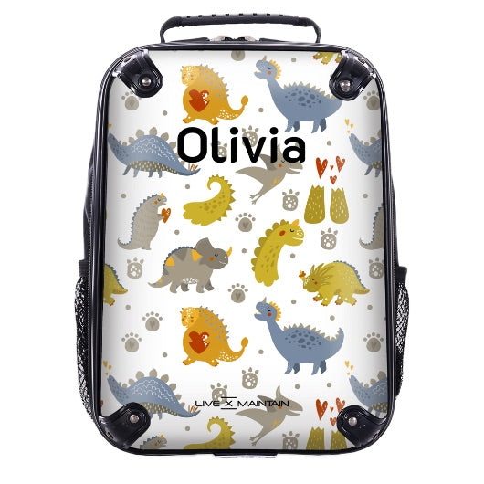 Personalised Cute Dinosaurs Name Kids Backpack