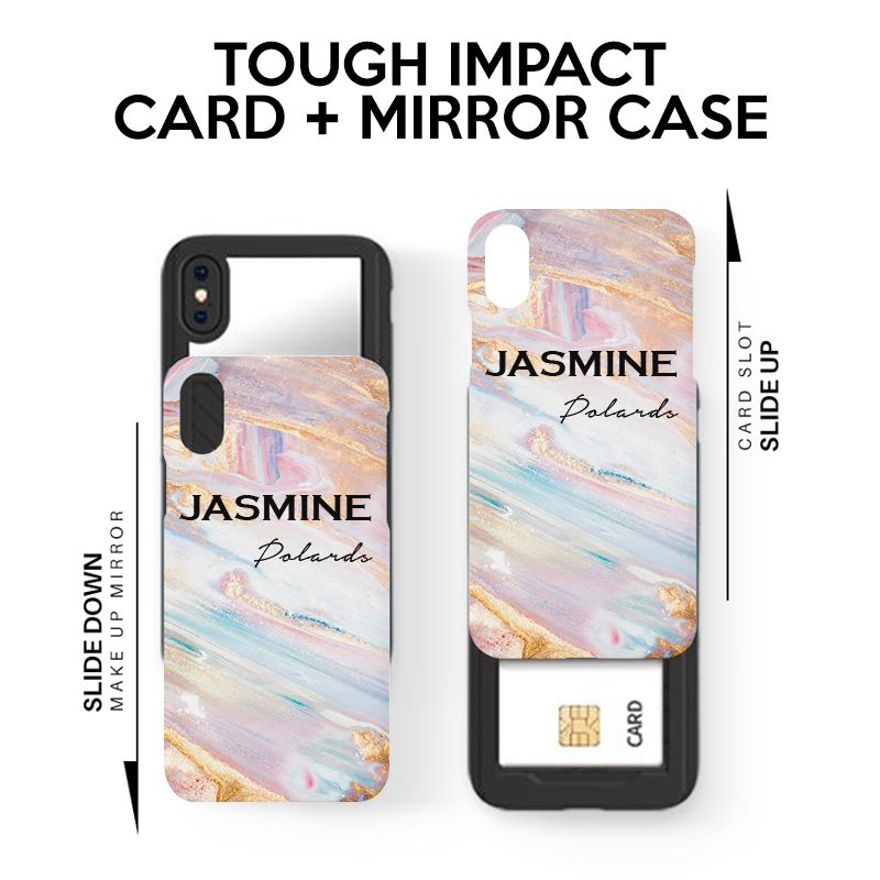 Personalised Blush Marble Name  iPhone 12 Pro Max Case