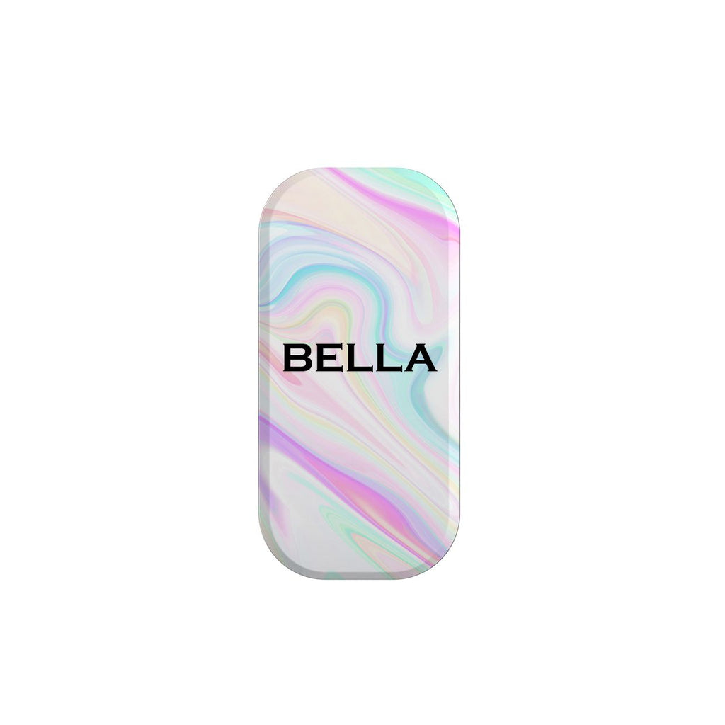 Personalised Pastel Swirl Name Clickit Phone grip