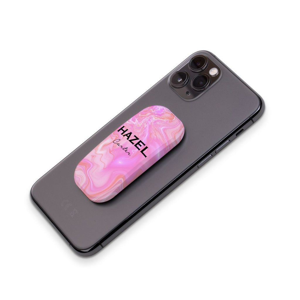 Personalised Cosmic Pink Name Clickit Phone grip