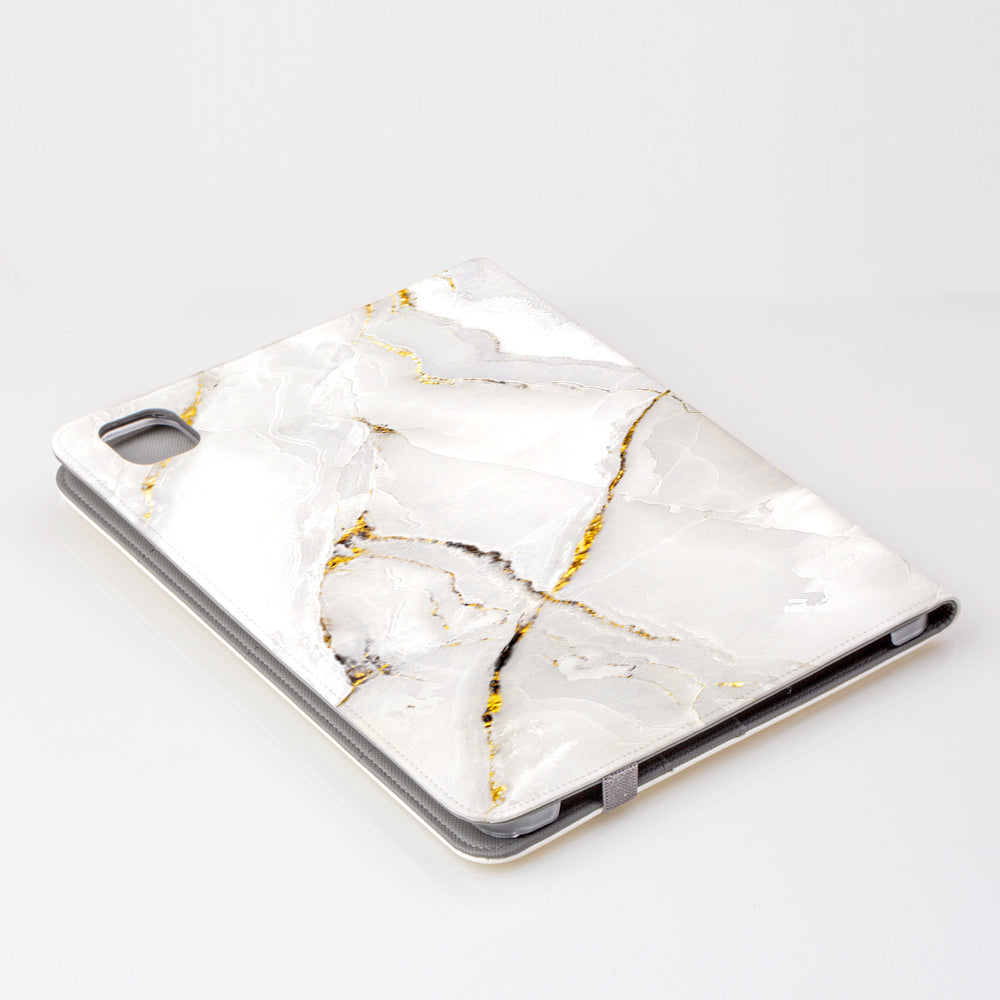 Personalised Cream Marble Name iPad Pro Case