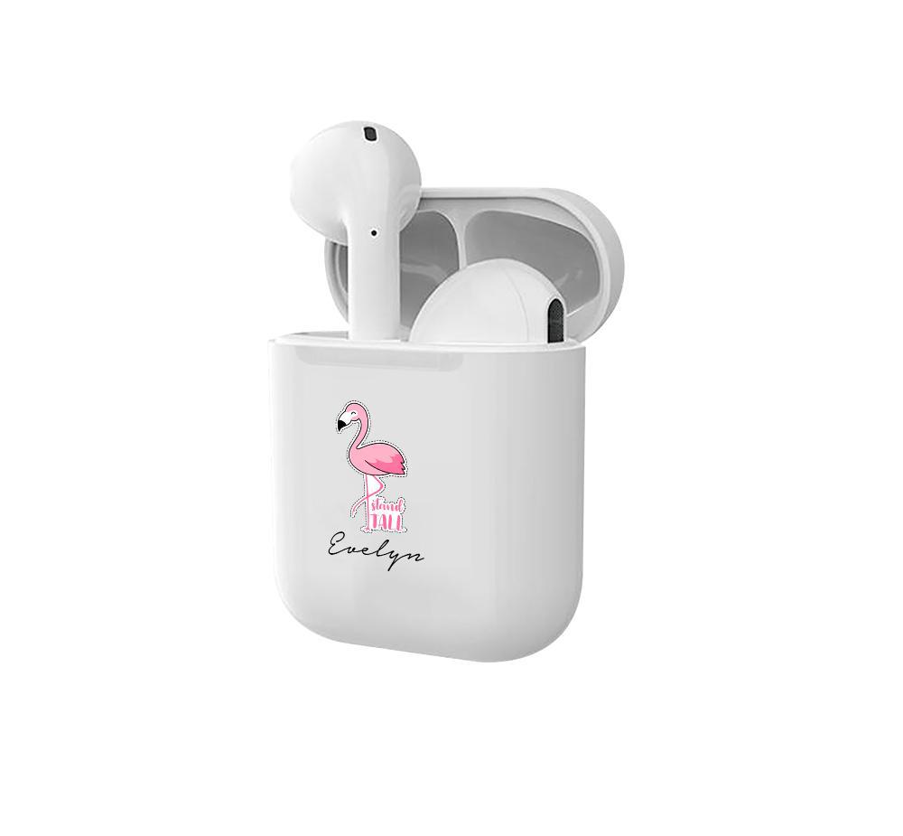 Personalised Flamingo Smart Earbuds