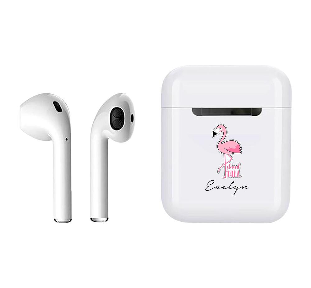 Personalised Flamingo Smart Earbuds