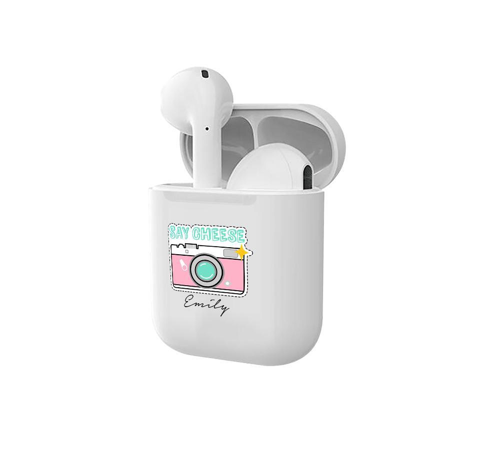 Personalised Say Cheese Smart Earbuds