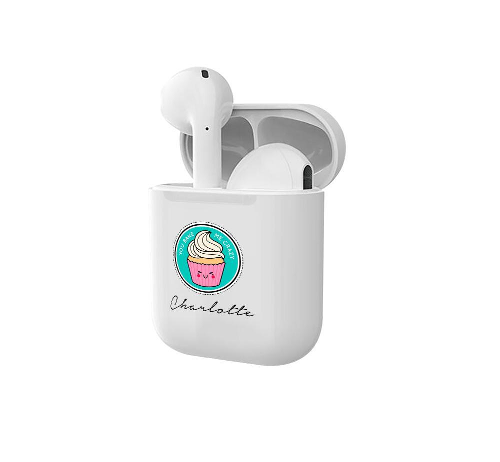 Personalised You Bake Me Crazy Smart Earbuds