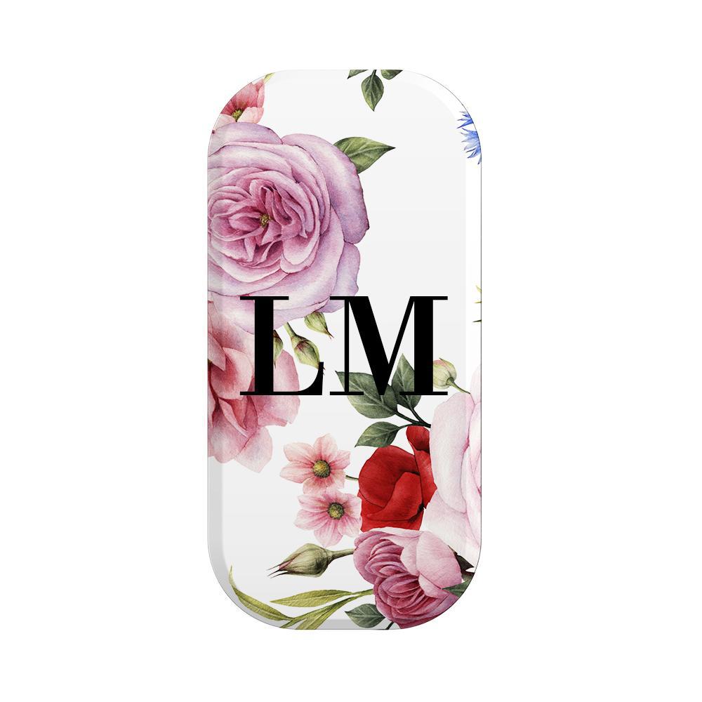 Personalised Floral Blossom Initials Clickit Phone grip