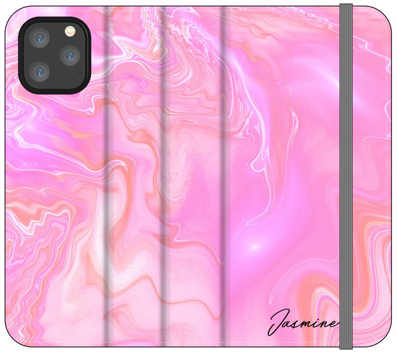 Personalised Cosmic Pink Name iPhone 12 Pro Case