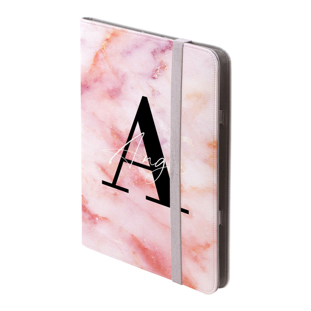Personalised Pastel Marble Name Initial iPad Pro Case