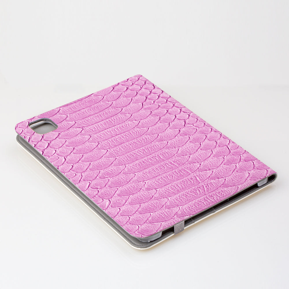 Personalised Pink Snake Skin Name iPad Pro Case