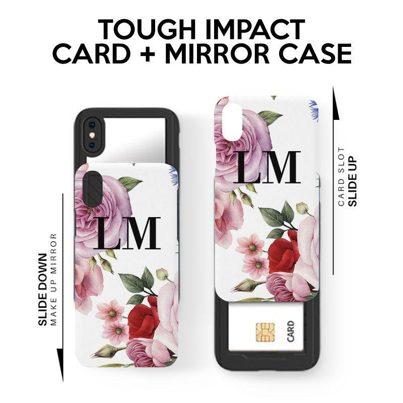 Personalised Floral Blossom Initials iPhone 12 Mini Case
