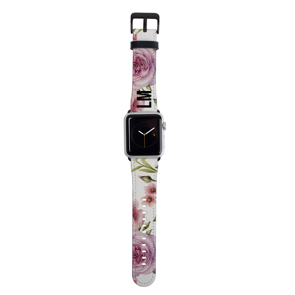 Personalised Floral Blossom Apple Watch Strap