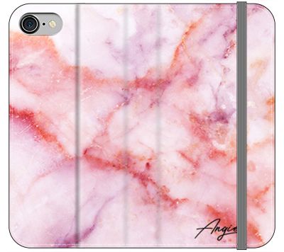 Personalised Pastel Marble Name iPhone SE Case