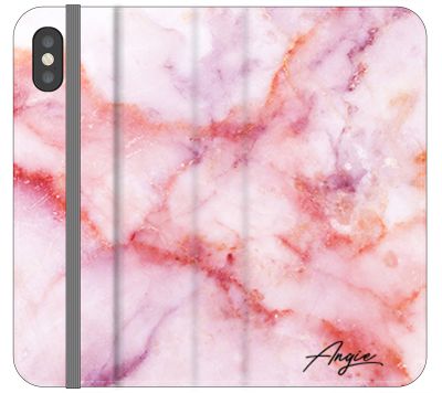 Personalised Pastel Marble Name Initila iPhone X Case