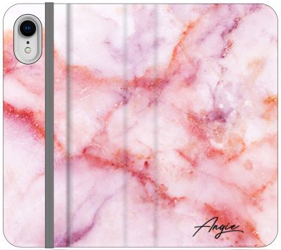 Personalised Pastel Marble Name iPhone XR Case