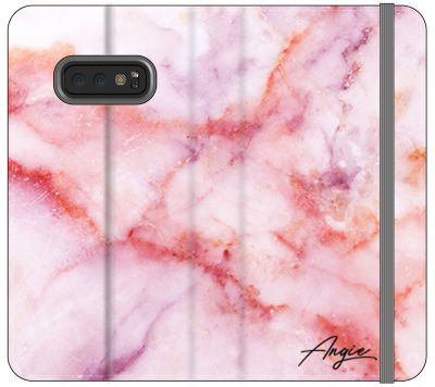 Personalised Pastel Marble Name Initial Samsung Galaxy S10e Case