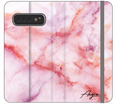 Personalised Pastel Marble Name Initial Samsung Galaxy S10 Plus Case