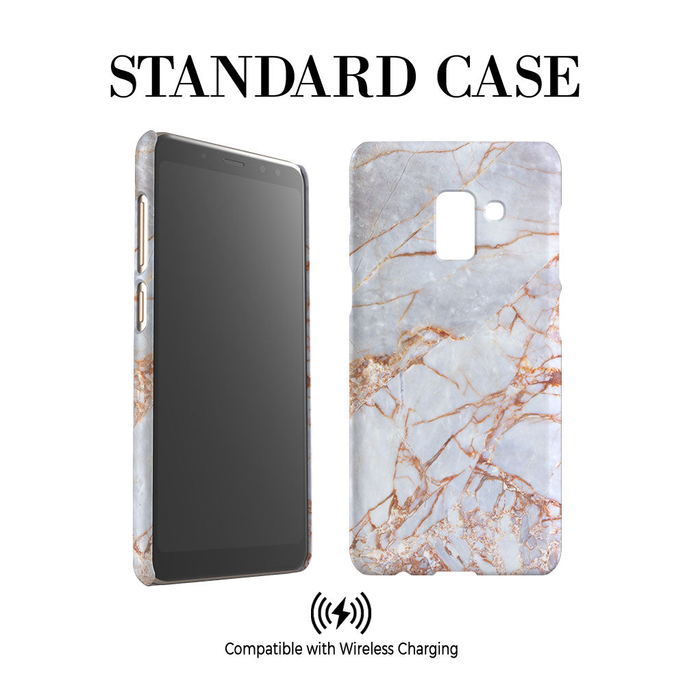 Personalised Fragment Marble Name Samsung Galaxy A8 Case