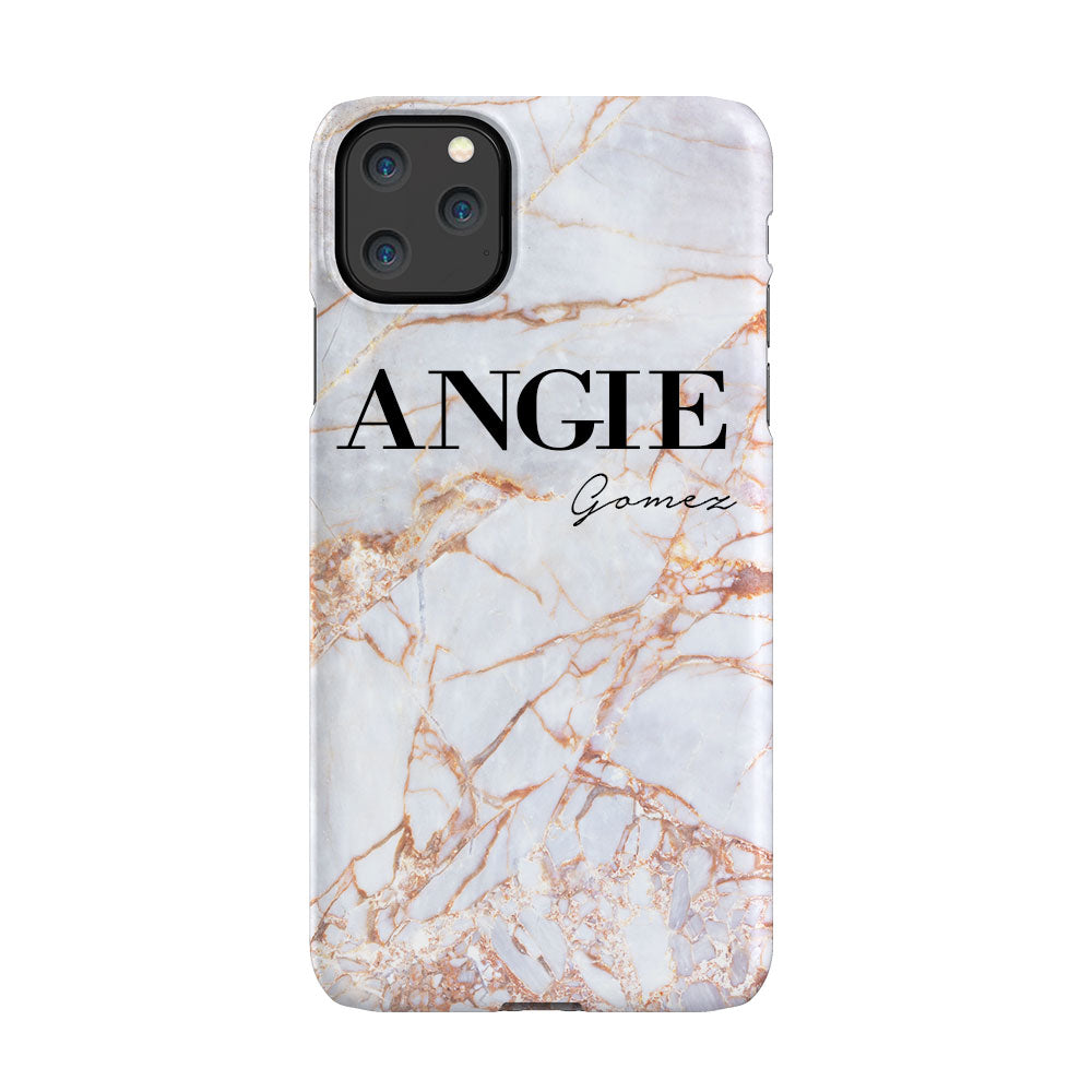 Personalised Fragment Marble Name iPhone 11 Pro Max Case