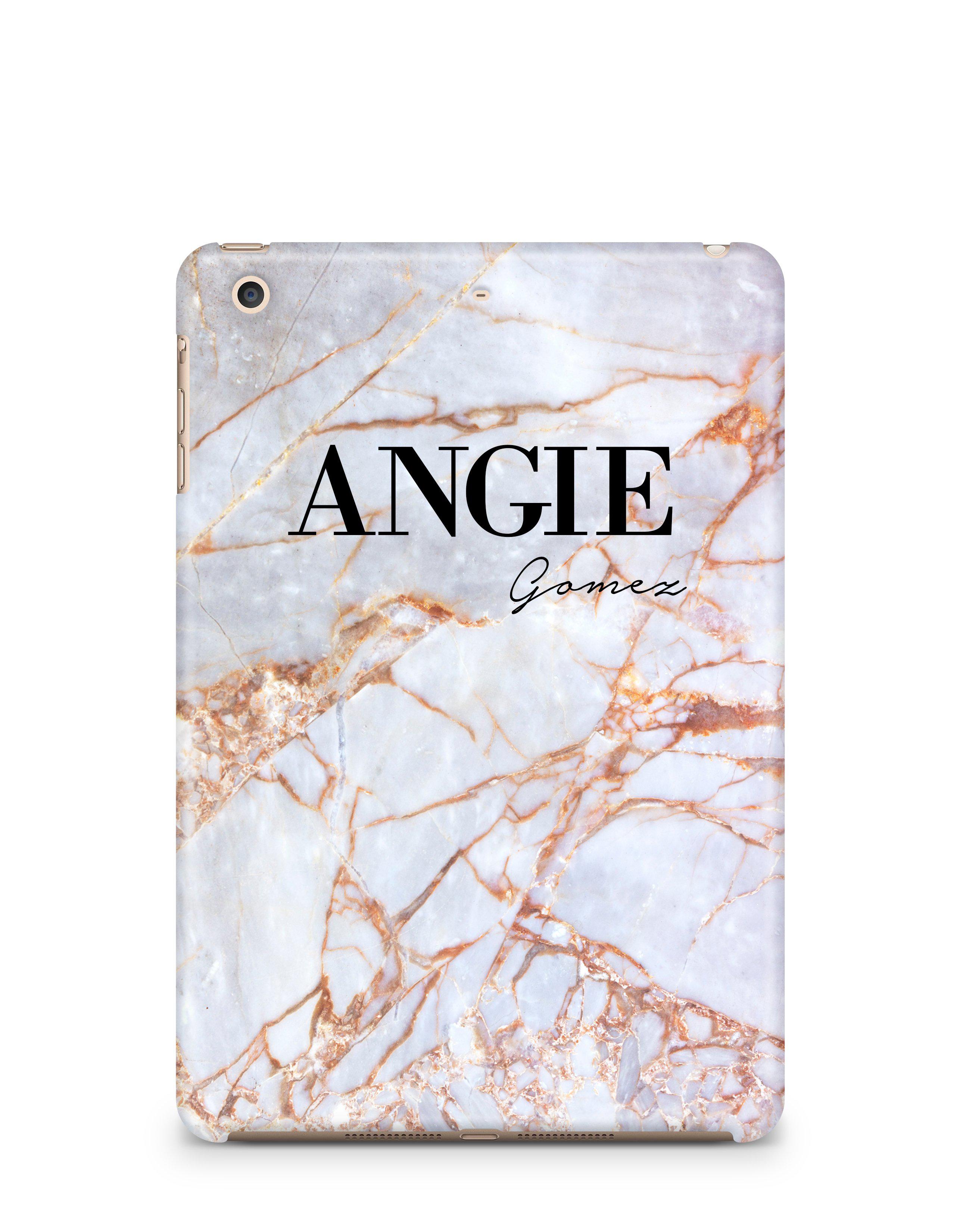 Personalised Fragment Marble Name Names iPad Case