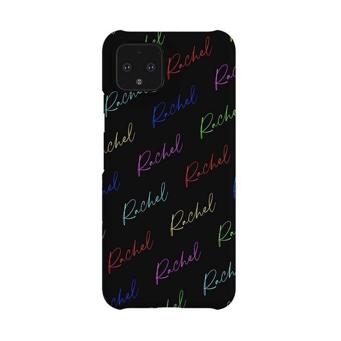 Personalised Multicolor Script Name Google Pixel 8 Pro Case