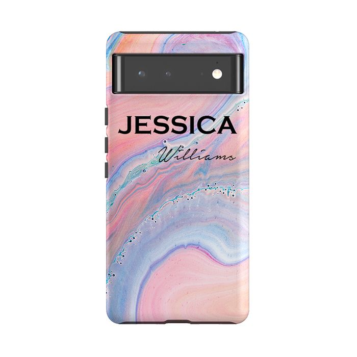 Personalised Acrylic Marble Name Google Pixel 8 Pro Case