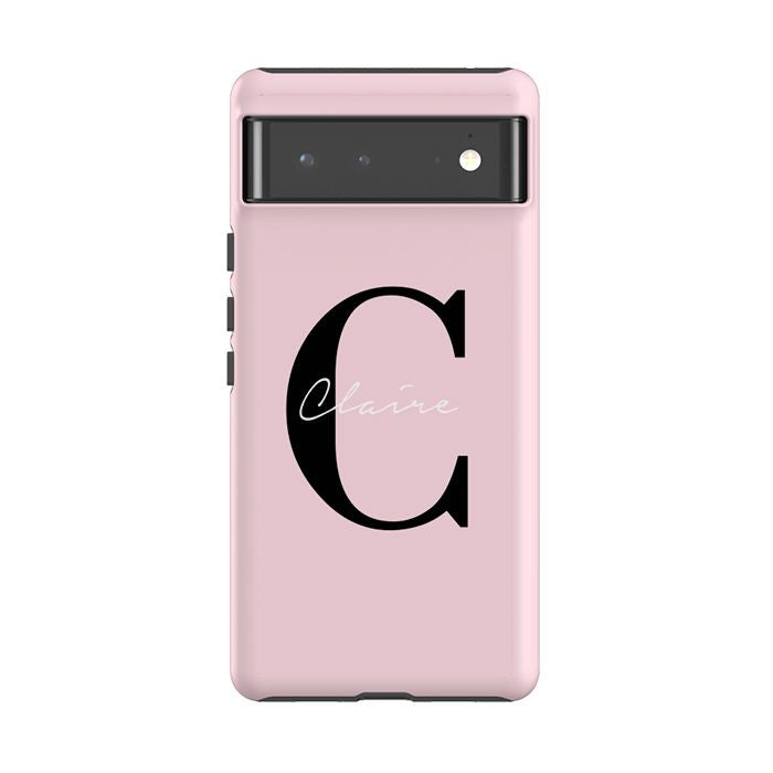 Personalised Bloom Name Initial Google Pixel 7 Case