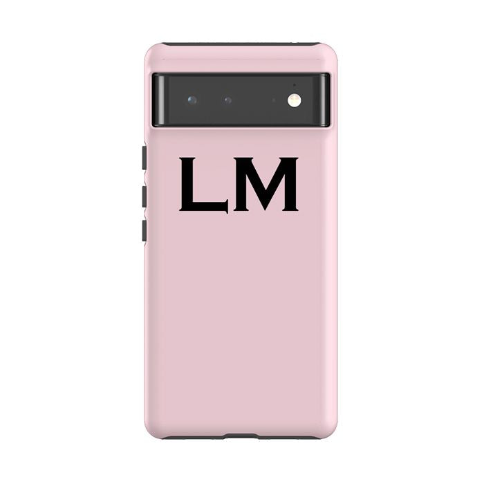 Personalised Bloom Top Initials Google Pixel 6 Case