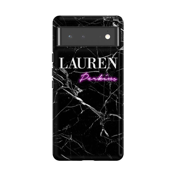 Personalised Neon Name Google Pixel 8 Pro Case