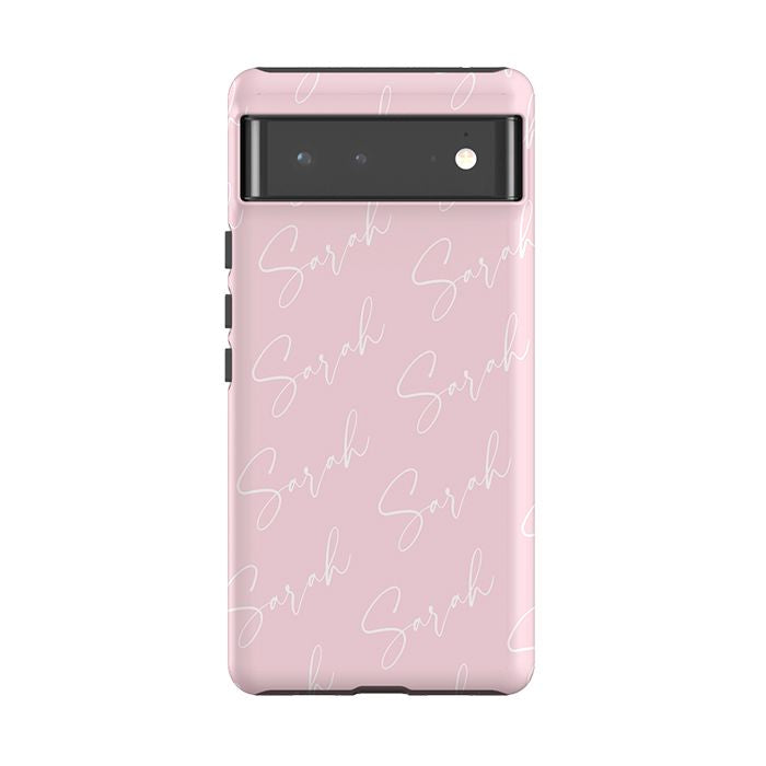 Personalised Script Name All Over Google Pixel 6 Pro Case