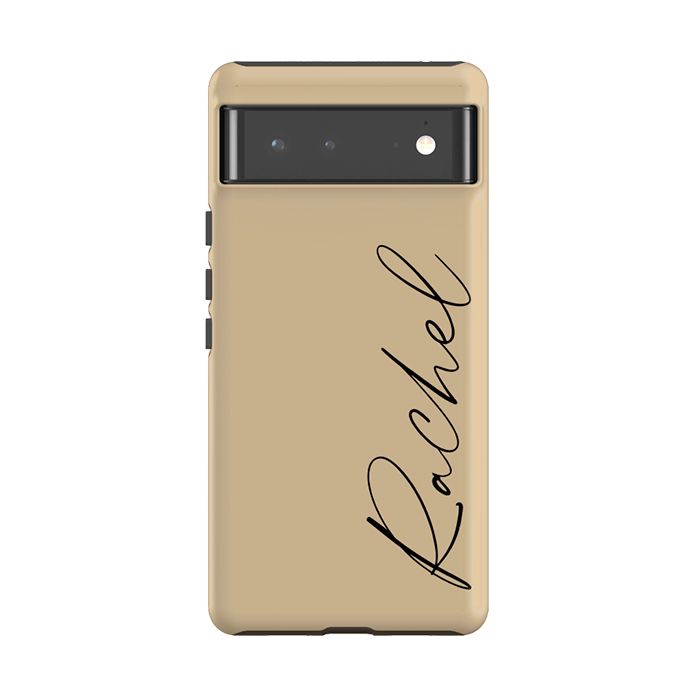 Personalised Tan Name Google Pixel 8 Pro Case