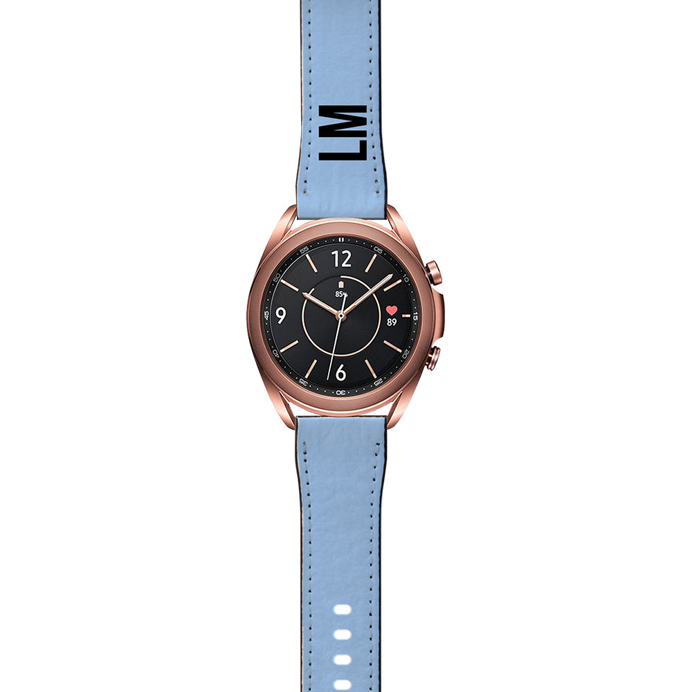 Personalised Baby Blue Samsung Galaxy Watch3 Strap