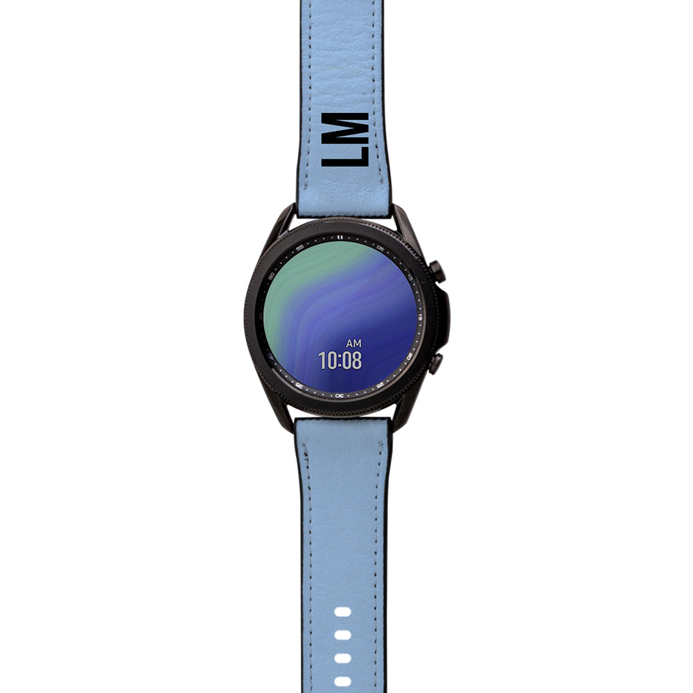 Personalised Baby Blue Samsung Galaxy Watch3 Strap