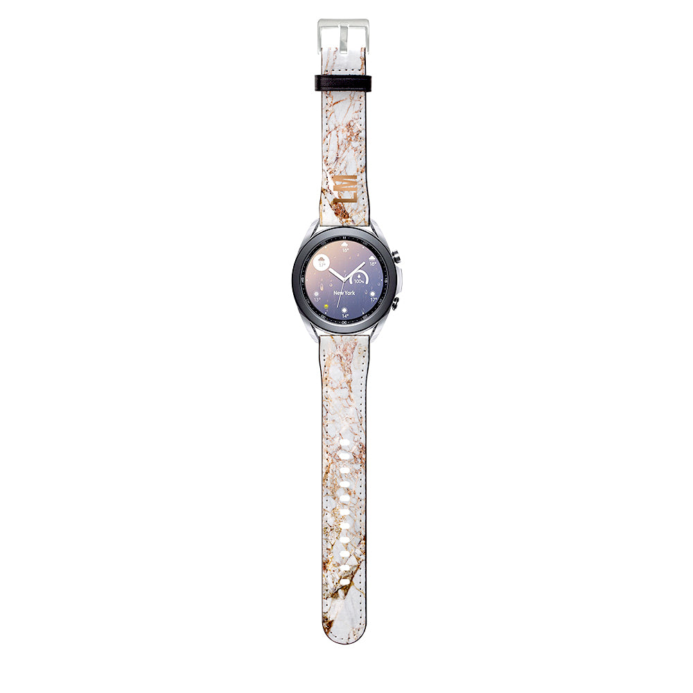 Personalised Cracked Marble Samsung Galaxy Watch3 Strap