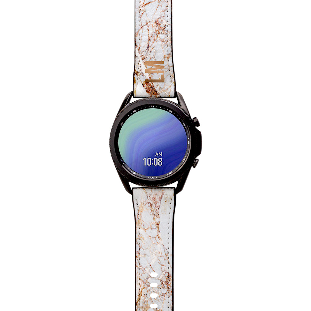 Personalised Cracked Marble Samsung Galaxy Watch3 Strap