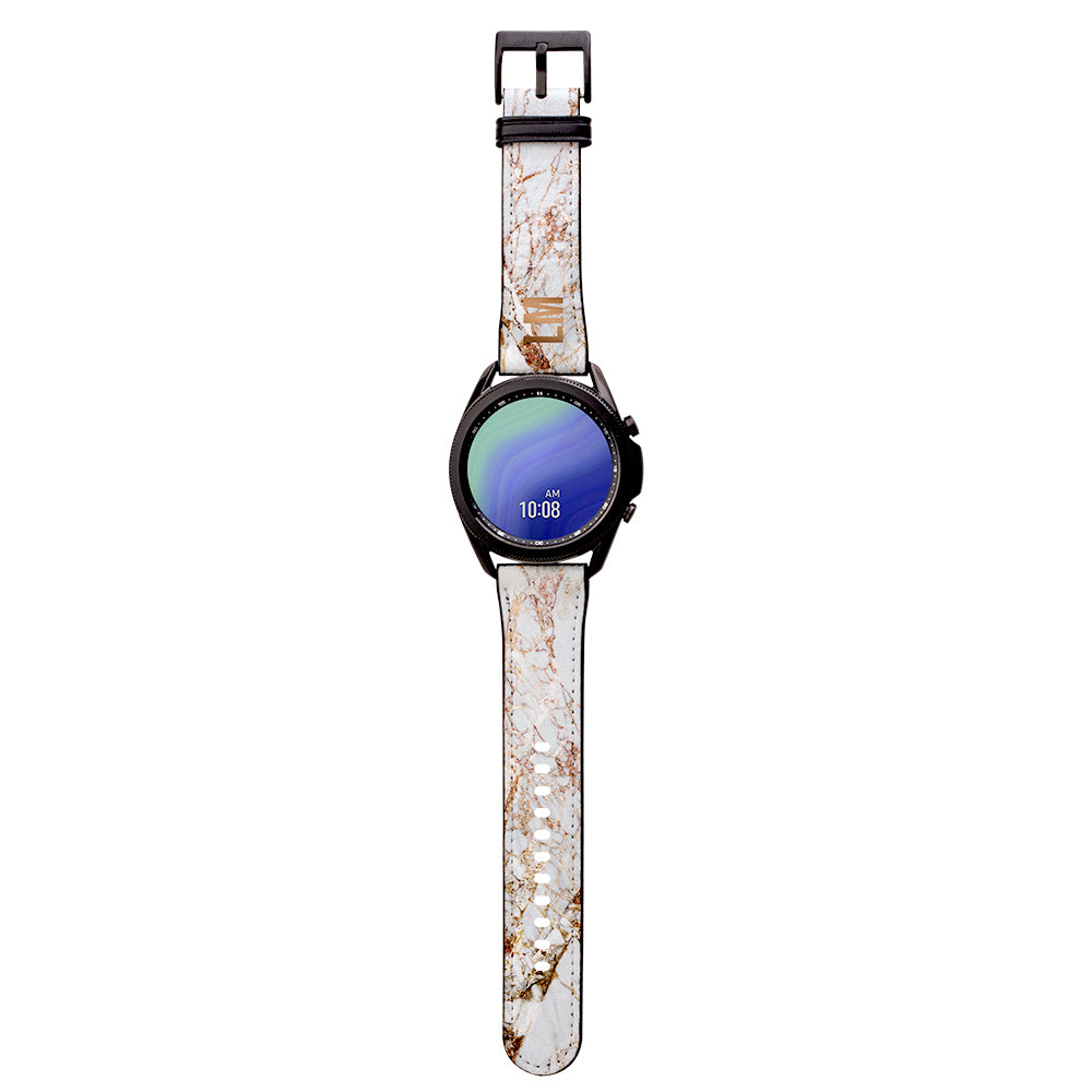 Personalised Cracked Marble Samsung Galaxy Watch3 Strap