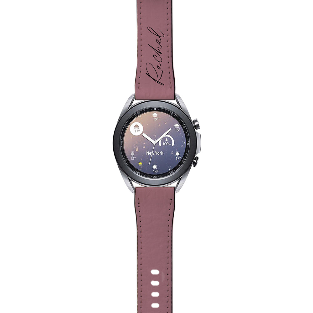 Personalised Nude Name Samsung Galaxy Watch3 Strap