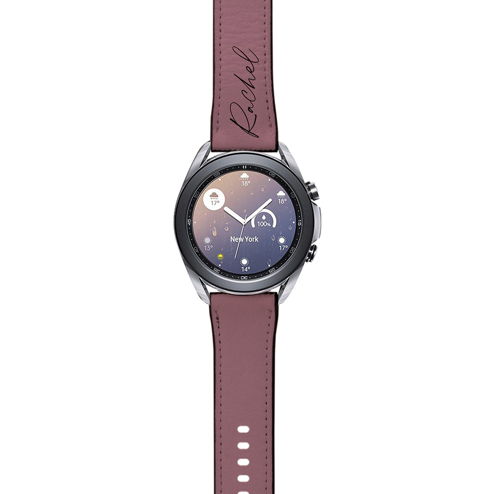 Personalised Nude Name Samsung Galaxy Watch3 Strap