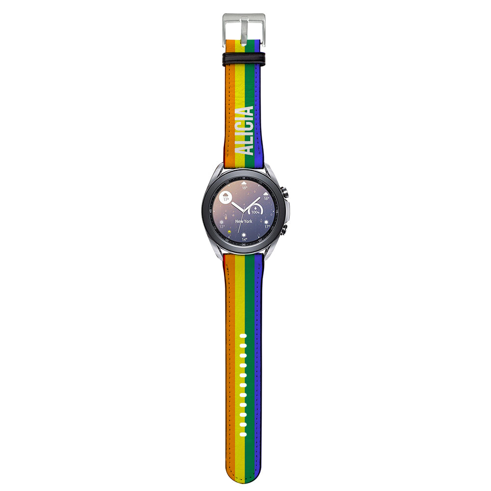 Personalised Pride Samsung Galaxy Watch3 Strap