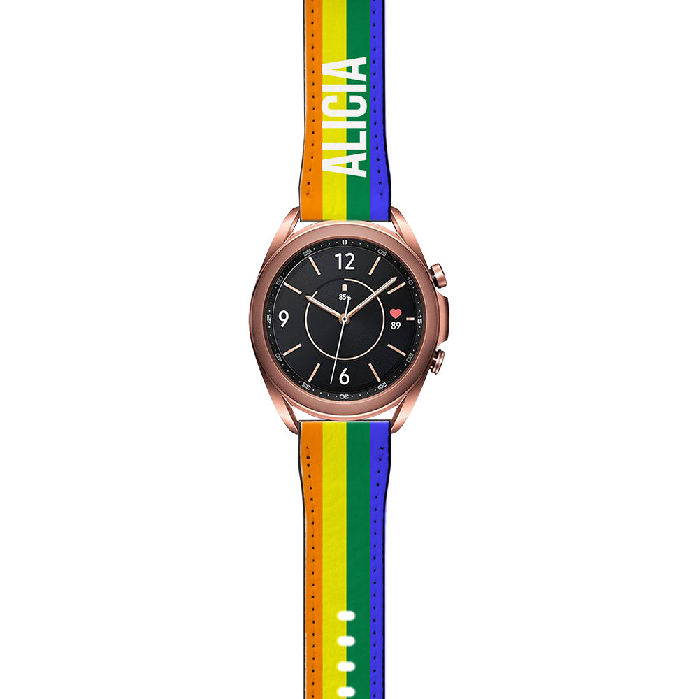 Personalised Pride Samsung Galaxy Watch3 Strap