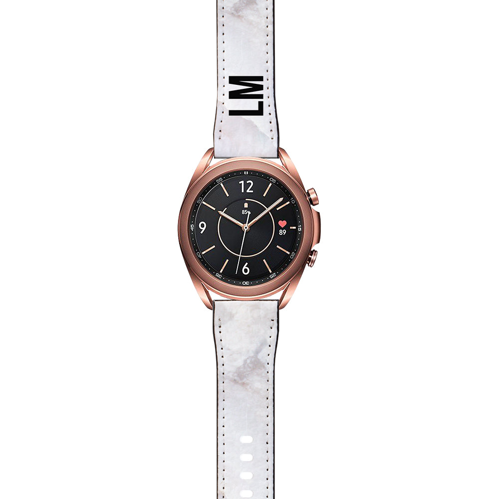 Personalised Stoned Marble Samsung Galaxy Watch3 Strap