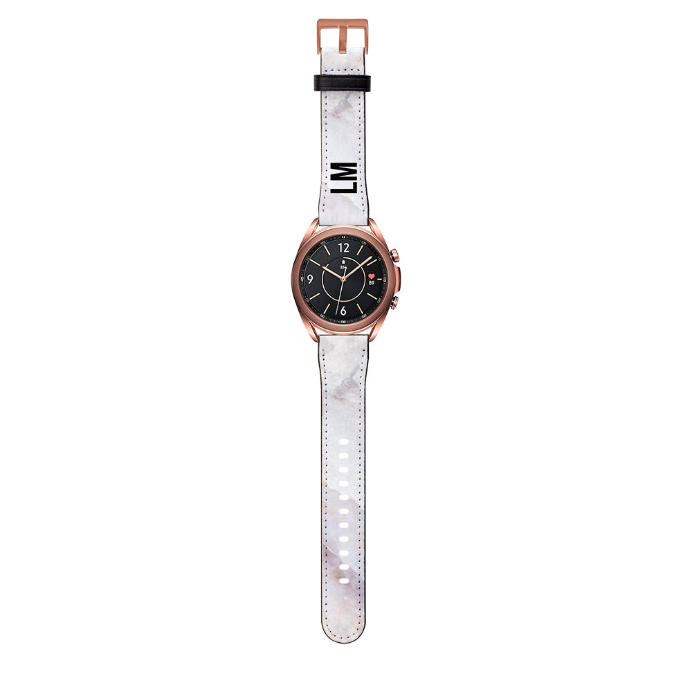 Personalised Stoned Marble Samsung Galaxy Watch3 Strap