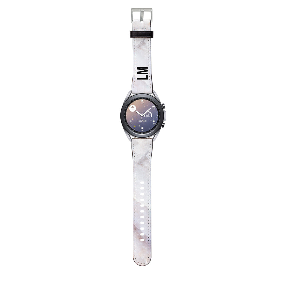 Personalised Stoned Marble Samsung Galaxy Watch3 Strap