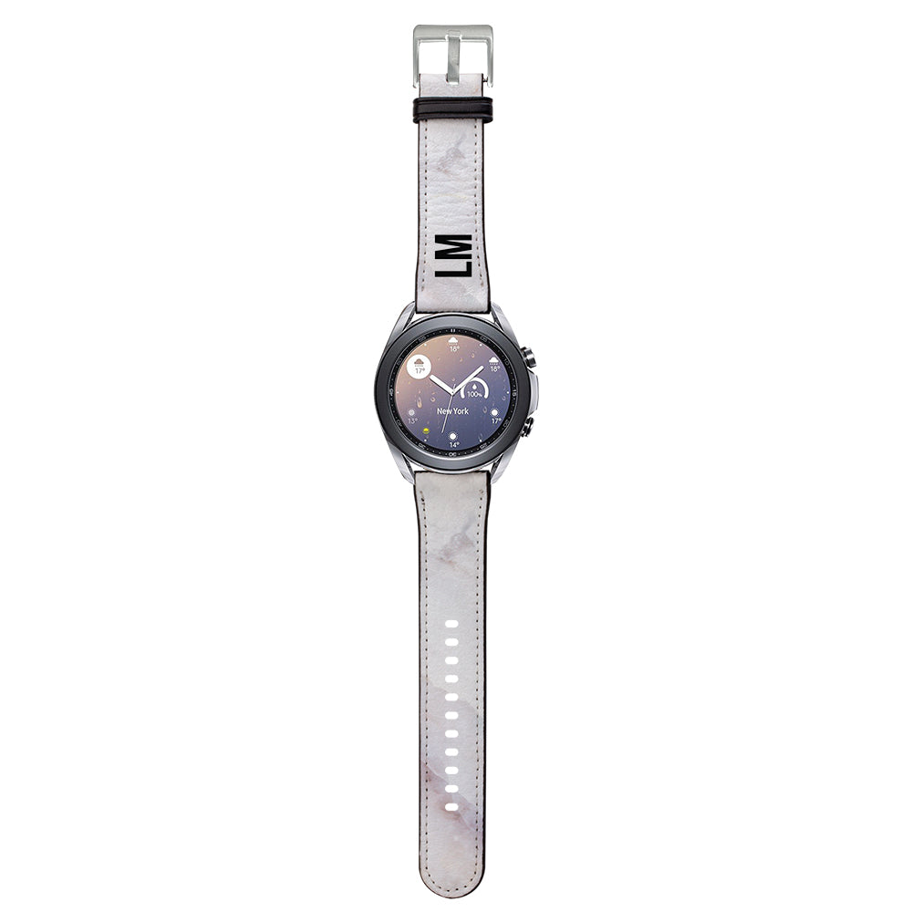 Personalised Stoned Marble Samsung Galaxy Watch3 Strap