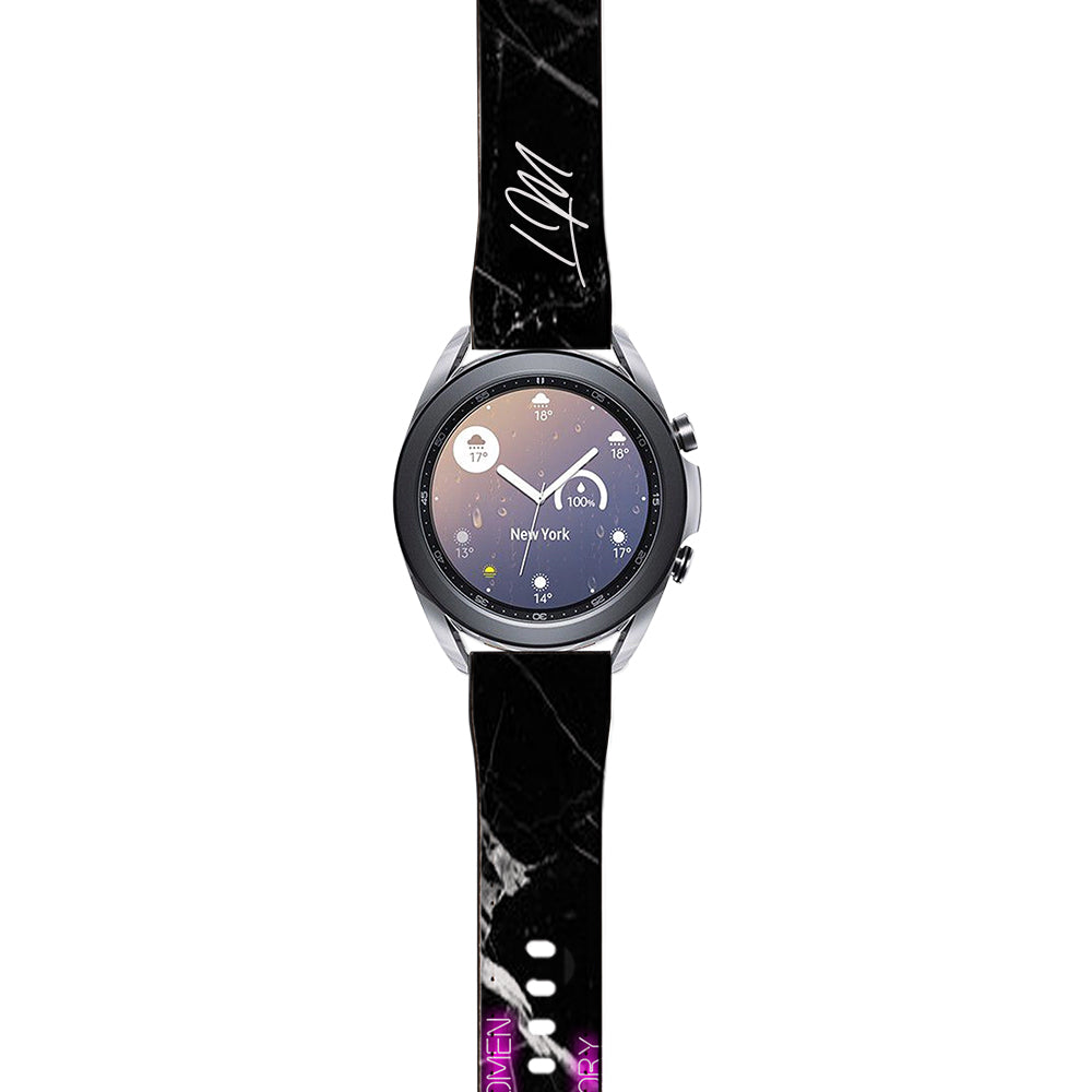 Personalised Well Behaved Women Samsung Galaxy Watch3 Strap