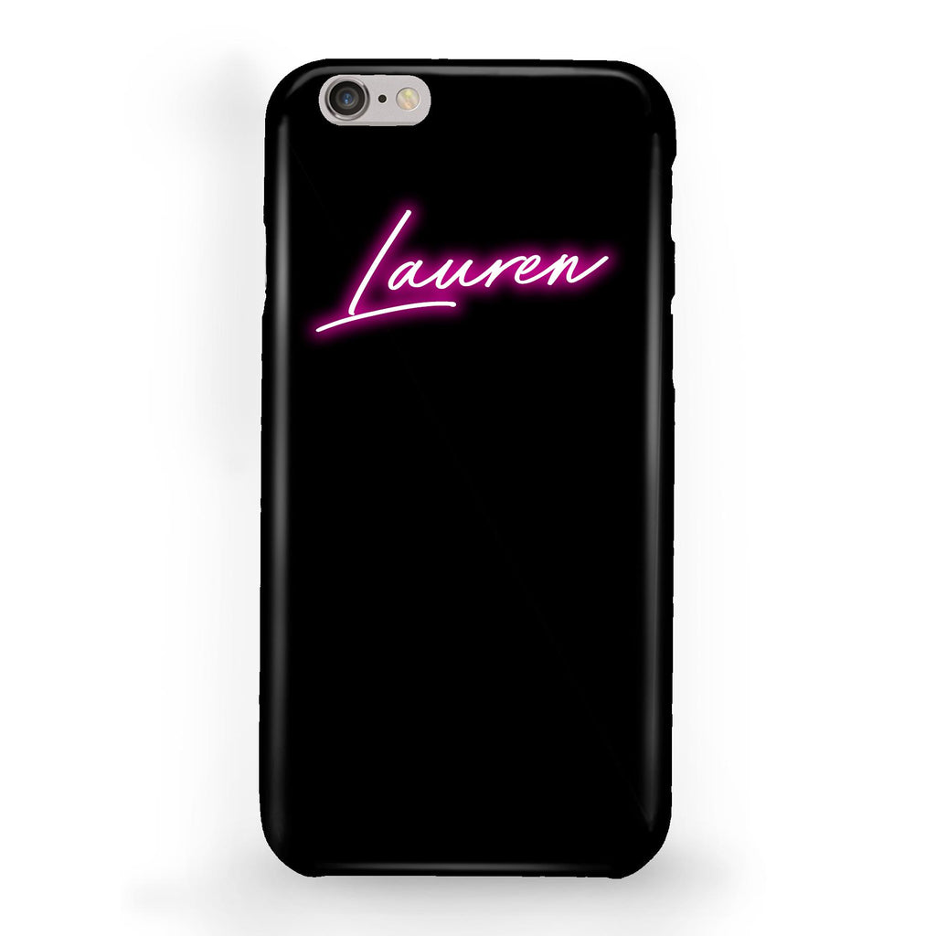 Personalised Neon Initials iPhone 6 Plus/6s Plus Case