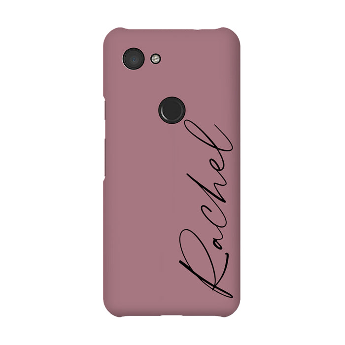 Personalised Nude Name Google Pixel 3a Case