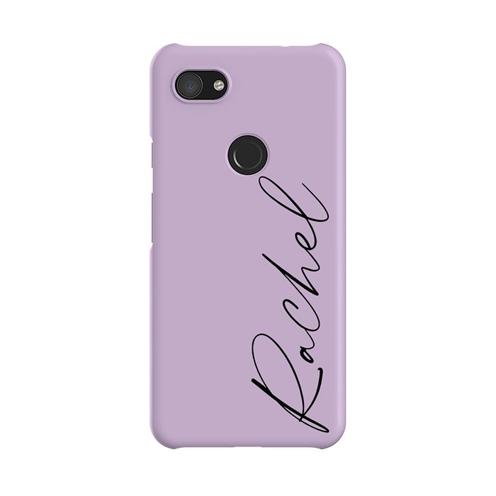 Personalised Purple Name Google Pixel 3a XL Case