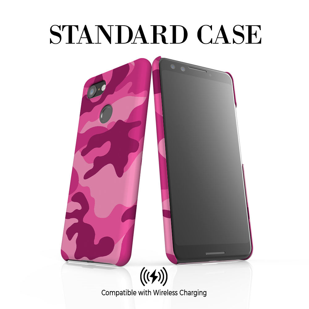 Personalised Hot Pink Camouflage Google Pixel 3 Case