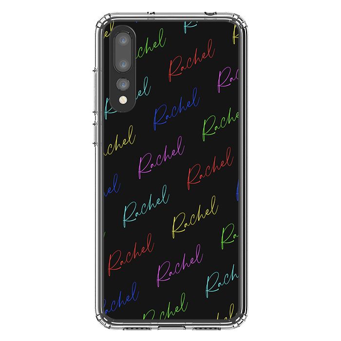 Personalised Multicolor Script Name Huawei P20 Pro Case